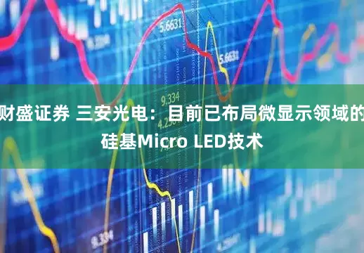财盛证券 三安光电：目前已布局微显示领域的硅基Micro LED技术